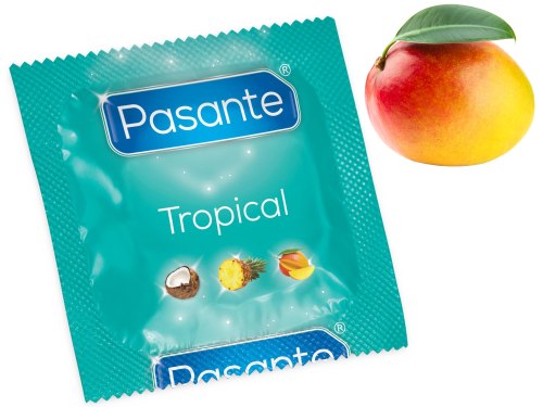 Kondom Pasante Tropical Mango, 1 ks