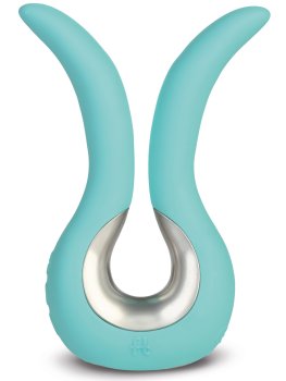 Luxusní dvojitý vibrátor Gvibe MINI Tiffany Mint – Dvojité a trojité vibrátory