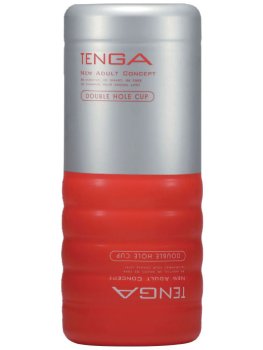 Oboustranný masturbátor TENGA Double Hole CUP – Masturbátory TENGA
