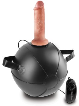 Nafukovací míč s vibrátorem Vibrating Mini Sex Ball – Vibrátory s neobvyklým designem