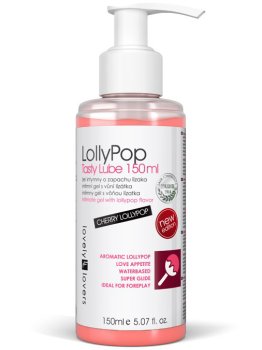 Lubrikační gel pro intimní masáž LollyPop – Lubrikační gely s příchutí (na orální sex)