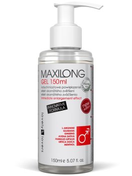 Lubrikační gel s okamžitým efektem zvětšení penisu MAXILONG – Hřejivé lubrikační gely (prokrvující)