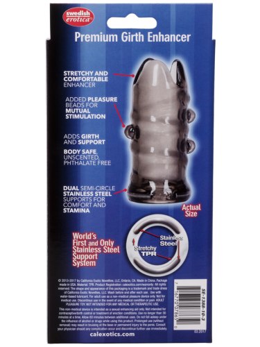 Návlek na penis APOLLO - s kovovou výztuhou