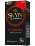 Tenký kondom bez latexu SKYN Intense Feel - vroubkovaný