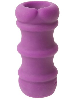 Oboustranný masturbátor Mood Pleaser UR3 Purple – Masturbátory bez vibrací (honítka) - pro muže