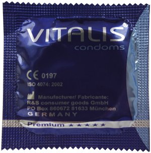 Kondom Vitalis Tutti Frutti - sladká žvýkačka – Kondomy s příchutí