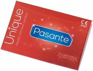 Ultratenké kondomy bez latexu Pasante Unique – Kondomy bez latexu