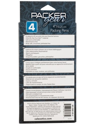 Umělý penis na vyplnění rozkroku Packing Penis 4"