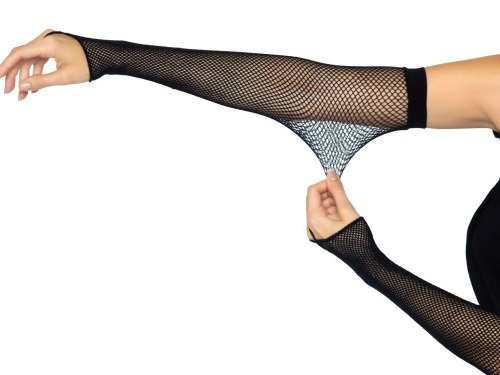 Dlouhé síťované návleky na ruce