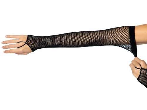 Dlouhé síťované návleky na ruce