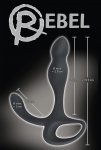 Stimulátor prostaty s výstupkem pro dráždění hráze Rebel