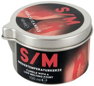 S/M svíčka v plechové dóze – BDSM doplňky