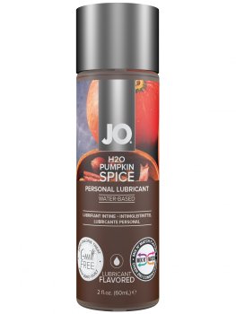 Lubrikační gel System JO H2O Dýně - limitovaná edice – Lubrikační gely s příchutí (na orální sex)