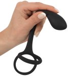 Stimulátor prostaty s kroužky na penis a varlata Black Velvets