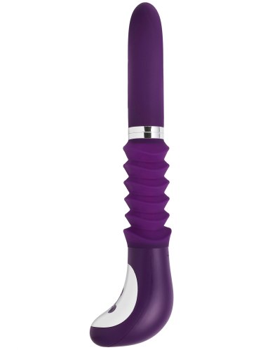 Luxusní přirážecí vibrátor MiaMaxx Hand-Held Thruster Purple - s dálkovým ovládáním