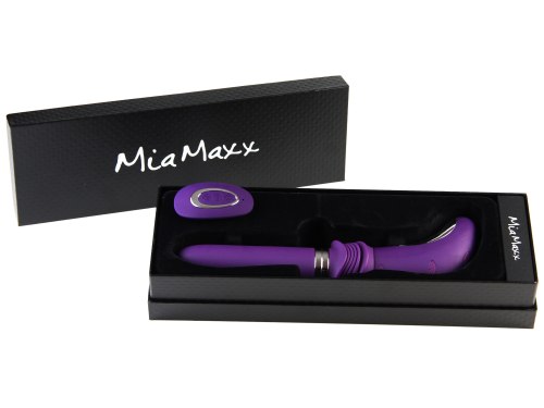 Luxusní přirážecí vibrátor MiaMaxx Hand-Held Thruster Purple - s dálkovým ovládáním
