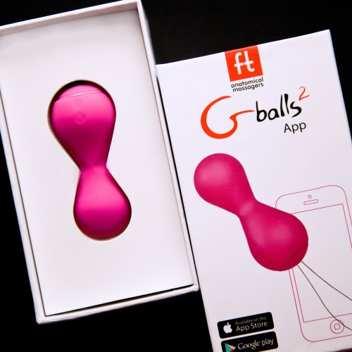Vibrační vaginální činka Gballs 2 - ovládaná mobilem