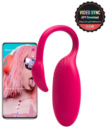 Nabíjecí vibrační bezdrátové vajíčko Flamingo