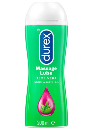 Masážní a lubrikační gel Durex 2 v 1 - Aloe Vera