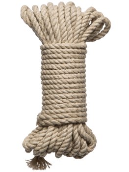 Konopné lano na bondage Hogtied Bind & Tie 30 ft, 9 m – Lana a pásky na bondage (svazování)