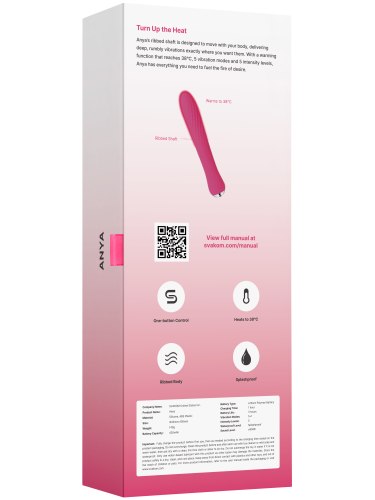 Hřejivý vibrátor na bod G Svakom Anya