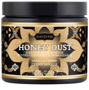 Slíbatelný tělový pudr Honey Dust Vanilla Creme – Tělové pudry