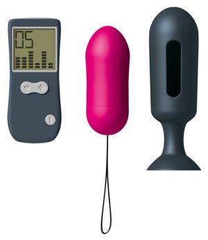 Bezdrátové vibrační vajíčko Secret Vibe + anální kolík Genius Plug – Sady erotických pomůcek