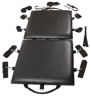 Polstrovaná BDSM podložka s pouty Bondage Board – BDSM nábytek