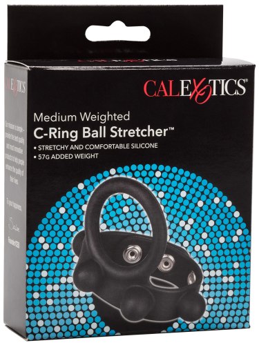 Natahovač varlat se závažím a erekčním kroužkem C-Ring Ball Stretcher M