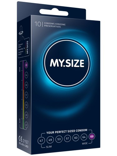 Kondomy MY.SIZE 69 mm, 10 ks