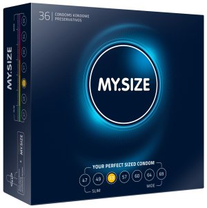Kondomy MY.SIZE 53 mm, 36 ks – Klasické kondomy