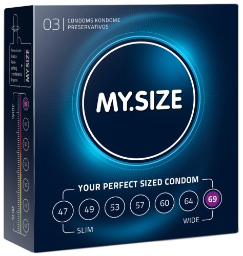 Kondomy MY.SIZE 69 mm, 3 ks