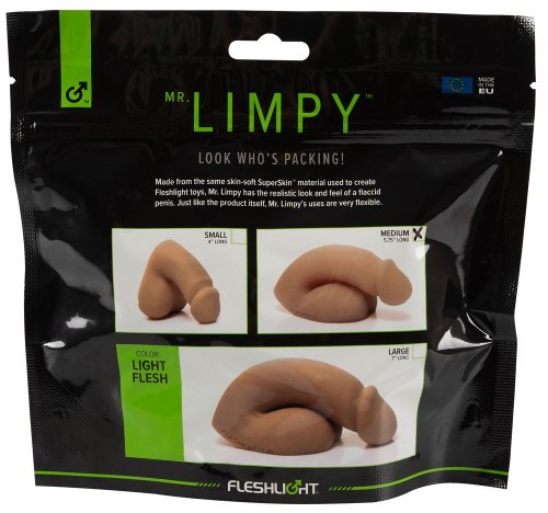 Umělý penis na vyplnění rozkroku Mr. Limpy Medium, střední