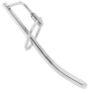 Zahnutý kolík do penisu (dutý), 7 mm – Kolíky do penisu (penis plugy)