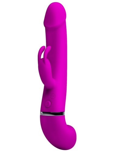 Stříkající vibrátor s králíčkem Henry