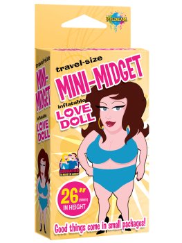 Nafukovací pidižena Mini Midget (cestovní velikost) – Nafukovací a silikonové panny pro sex i zábavu