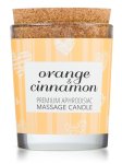 Afrodiziakální masážní svíčka MAGNETIFICO - Enjoy it! Orange and cinnamon