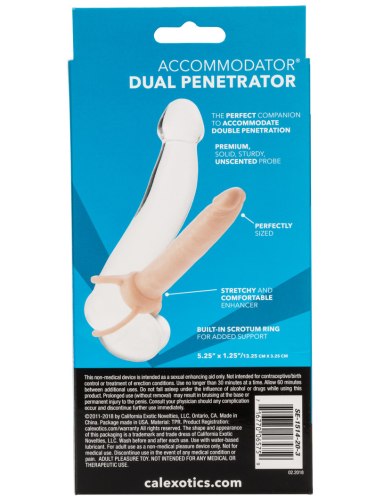 Připínací penis pro muže Accommodator Dual Penetrator