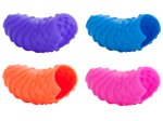 Stimulační návleky na prsty Silicone Finger Swirls, 4 ks