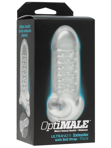 Zvětšovací návlek na penis a varlata OptiMALE Thick