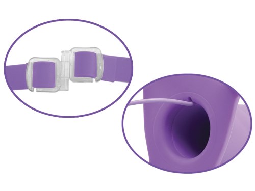 Dutý vibrační připínací penis Fetish Fantasy Elite Vibrating 8" Hollow Strap-On