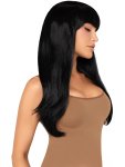 Paruka s ofinou Bangin - černá, dlouhá