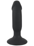 Realistický nabíjecí vibrační anální kolík Black Velvets
