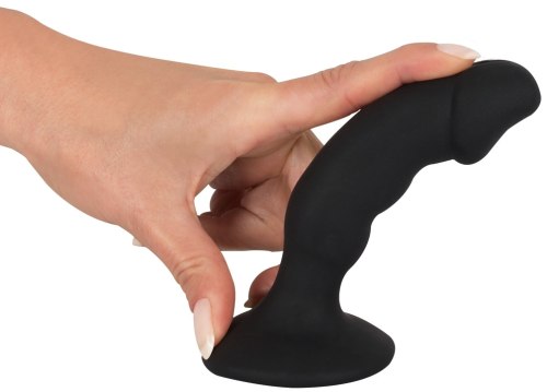 Realistický nabíjecí vibrační anální kolík Black Velvets