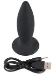 Nabíjecí vibrační anální kolík Black Velvets (malý)