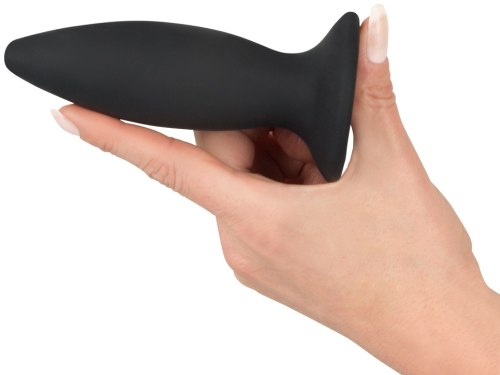 Nabíjecí vibrační anální kolík Black Velvets (střední)