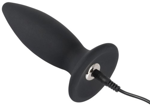 Nabíjecí vibrační anální kolík Black Velvets (střední)
