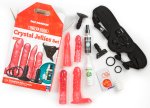 Sada dild, harnesu a příslušenství Vac-U-Lock Crystal Jellies