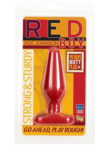 Anální kolík Red Boy Medium