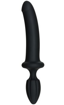 Oboustranné dildo s análním kolíkem KINK Fuck Plug – Dvojitá a oboustranná dilda